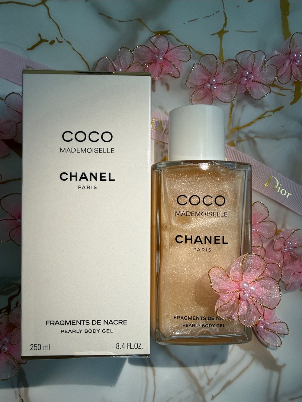 CHANEL Coco Mademoiselle Pearly Body Gel - Shimmery Leave in Gel AMAZING